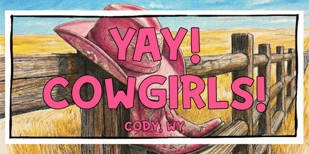 COWGIRLS CODY sticker design
