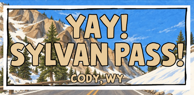 SYLVAN PASS sticker design